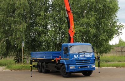 Бортовой KAMAZ-65117-32 с КМУ